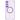 ITSkins Hybrid_R Clear MagSafe Case for Samsung Galaxy S 2025 Small Purple
